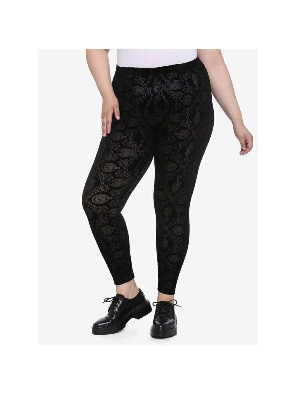 Harry Potter Dark Arts Velvet Leggings Plus Size 1